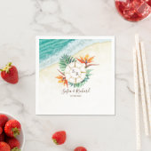 Bruiloft Bestemming Paspoort Kompas Dank u Servet (Insitu)