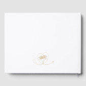 Bruiloft Bestemming Paspoort Wereldkaart Dank u Gastenboek (Achterkant)