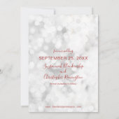 Bruiloft Bewaar de datum Aangepaste foto Verticaal Feestdagenkaart (Achterkant)