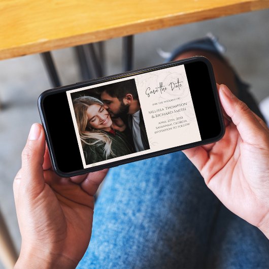 Bruiloft Bewaar de datum Blush Floral Save The Date