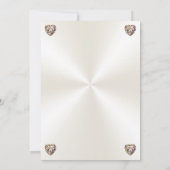 Bruiloft Bewaar de Datum Kaarten, Champagne Bruilo Kaart (Achterkant)