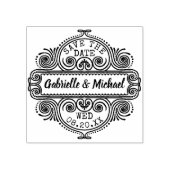 Bruiloft Bewaar de datum   Lijst Custom Rubberstempel (Afrduk)