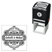 Bruiloft Bewaar de datum Lijst Custom Zelfinktende Stempel (In situ)