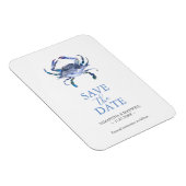 Bruiloft Bewaar de datum Magneten Krab (Rechterzijde)