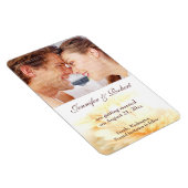 Bruiloft Bewaar de Datum Premium Magnet Magneet (Rechterzijde)