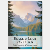  bruiloft Bewaar de datummagneet Magneet (Voorkant)