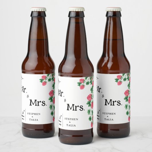 bruiloft bier etiket (Flessen)