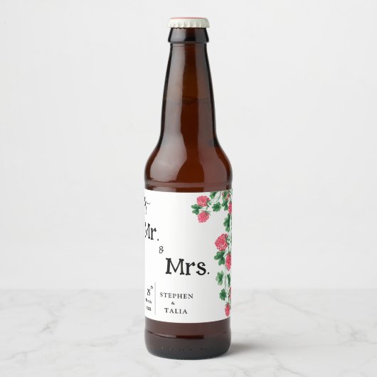 bruiloft bier etiket (Voorkant)