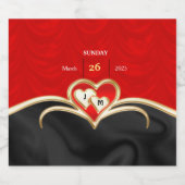 bruiloft bier etiket (Enkel label)