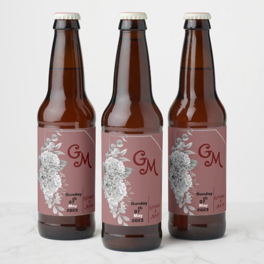 bruiloft bier etiket (Flessen)