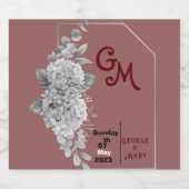 bruiloft bier etiket (Enkel label)