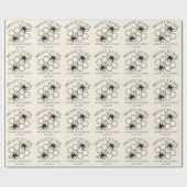 Bruiloft Bijen Cadeaupapier (Vlak)