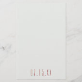 Bruiloft BINGO Mooie roze en lavendel tinten Flyer (Achterkant)