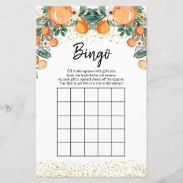 Bruiloft Bingo Spellen van Orange main squeeze