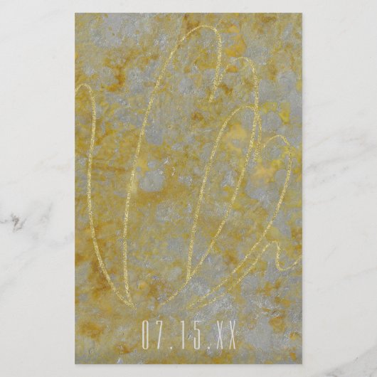 Bruiloft BINGO Zilveren Voering Flyer (Achterkant)