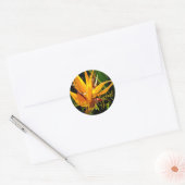 Bruiloft Bird of Paradise Thank You Label (Envelop)