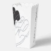 Bruiloft BL N WT Schoenen Lining Favor Boxes Bedankdoosjes (Voorkant)