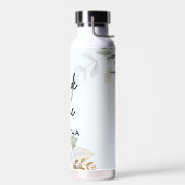 Bruiloft Blauw Bloemen "Bruid Tribe" aangepaste na Waterfles (Links)