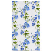 Bruiloft blauwe delphinium kunst patroon klein cadeauzakje (Achterkant)