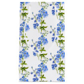 Bruiloft blauwe delphinium kunst patroon klein cadeauzakje (Voorkant)