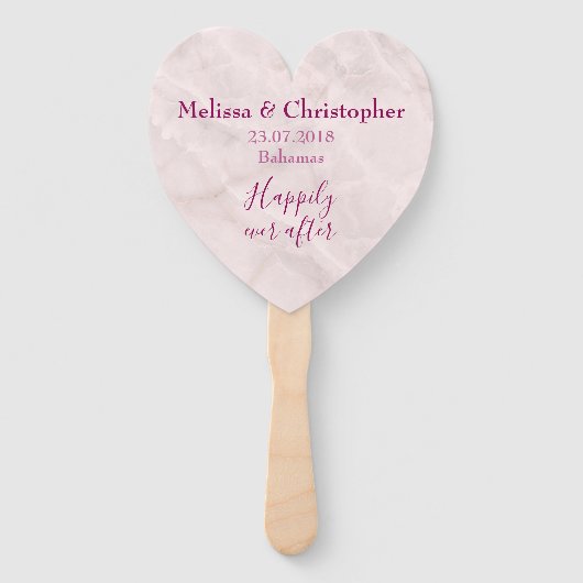 Bruiloft - Blauwe Rozen en Kroonbloemboeket Handwaaier (Achterkant)