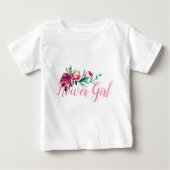 Bruiloft Bloem Ruffle T-shirt Rustieke stijl (Voorkant)