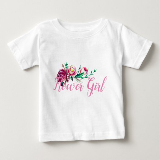 Bruiloft Bloem Ruffle T-shirt Rustieke stijl (Voorkant)