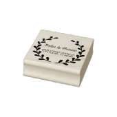 Bruiloft Bloemen Decoratie Elegant Rubberstempel (Stempel)