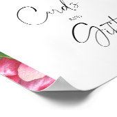 Bruiloft - Bloemen - Kaarten en Cadeaus Poster (Hoek)