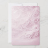 Bruiloft Blush Abstract Design Kaart (Achterkant)