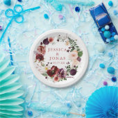 Bruiloft Blush Cocktail Party Papieren Bordje (Feest)