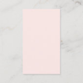 Bruiloft | Blush roze Waterverf Floral en vulsel Informatiekaartje (Achterkant)
