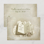 bruiloft  boek RSVP (Voorkant / Achterkant)