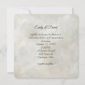 Bruiloft Boeket en Herten Antlers Kaart (Achterkant)