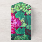 Bruiloft boeket uitnodiging (Buitenkant)