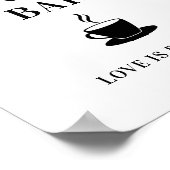 Bruiloft Bord Coffee Bar Poster (Hoek)
