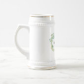 Bruiloft Botanische Tuin Bladeren Groene Bladeren Bierpul (Links)