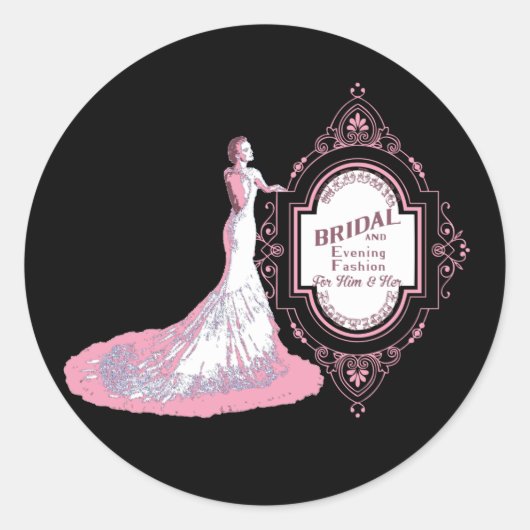 BRUILOFT BOUTIQUE - STICKER (Voorkant)