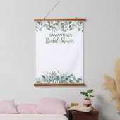 Bruiloft Bridal Shower Achtergrond Bord Bloemen Lo Hangend Wandkleed (Slaapkamer)