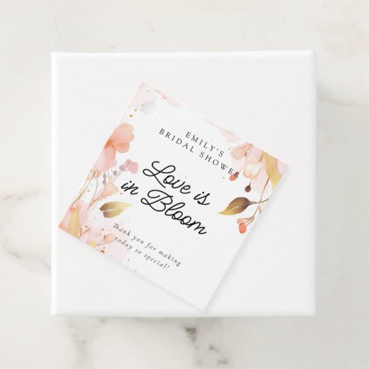 Bruiloft Bridal Shower Bedankjes Labels (In situ)