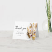 Bruiloft Bridal Shower Bedankkaart (Voorkant)