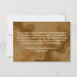 Bruiloft Bridal Shower Bedankkaart