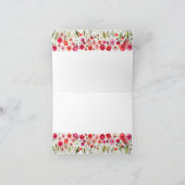 Bruiloft Bridal Shower Bedankkaart (Binnen)