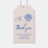 Bruiloft Bridal Shower Bedankt Cadeaulabel (Voorkant)