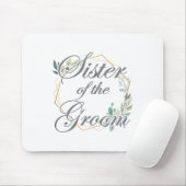 Bruiloft Bridal Shower Bruid Zus Van De Bruidegom Muismat (Met muis)