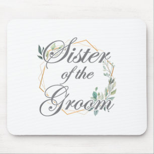 Bruiloft Bridal Shower Bruid Zus Van De Bruidegom Muismat