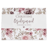 Bruiloft Bridal Shower Bruidsmeisje Minimalistisch Groot Cadeauzakje (Voorkant)