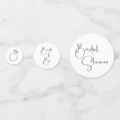 Bruiloft Bridal Shower Confetti (Achterkanten)