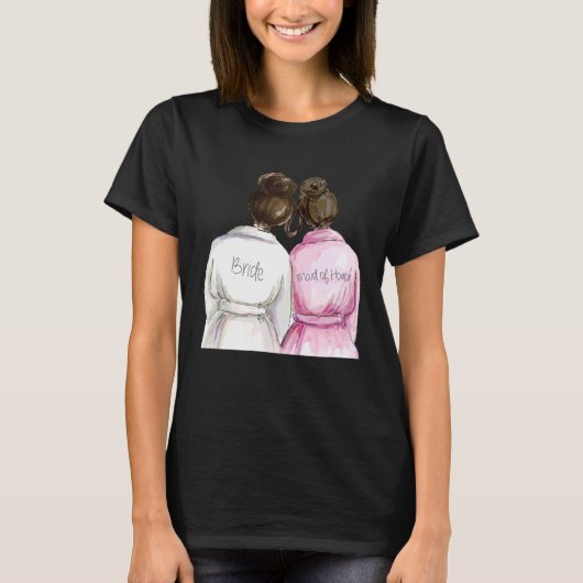 Bruiloft Bridal Shower Ere-juffrouw 7 T-shirt (Voorkant)