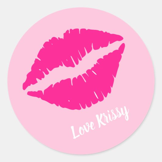 Bruiloft Bridal Shower Feest Ronde Sticker (Voorkant)